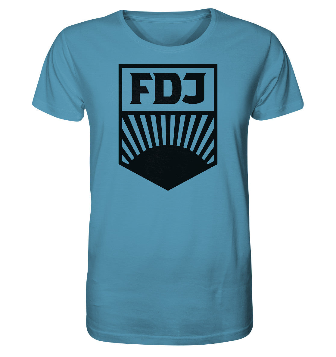 ORGANIC SHIRT UNISEX • FDJ: FREIE DEUTSCHE JUGEND - HELL