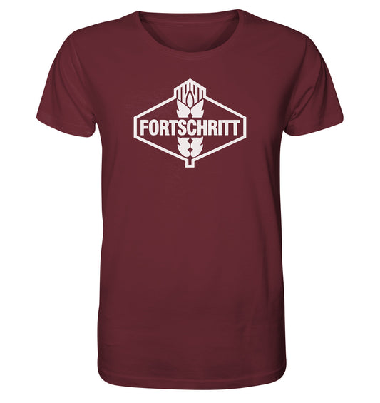 ORGANIC SHIRT UNISEX • FORTSCHRITT LANDMASCHINEN - WEISS