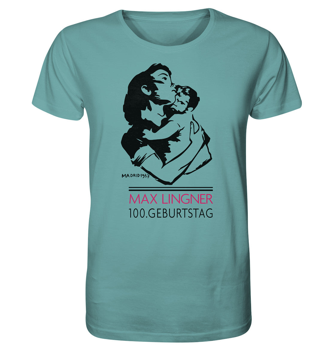 ORGANIC SHIRT UNISEX •  100. GEBURTSTAG MAX LINGNER