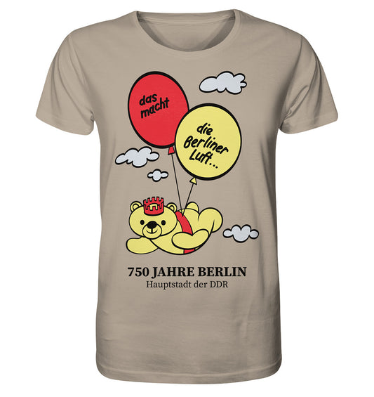 ORGANIC SHIRT UNISEX • 750 JAHRE BERLIN - HAUPTSTADT DER DDR