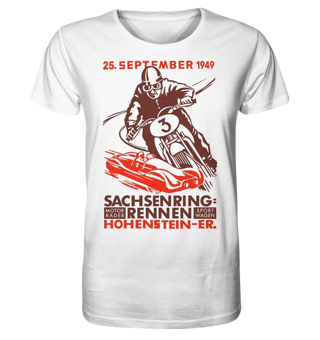 ORGANIC SHIRT UNISEX • SACHSENRING-RENNEN 1949