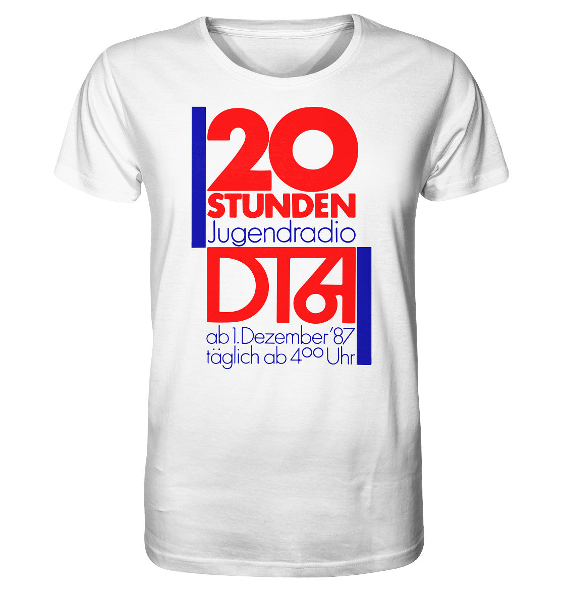 ORGANIC SHIRT UNISEX • 20 STUNDEN JUGENDRADIO DT64