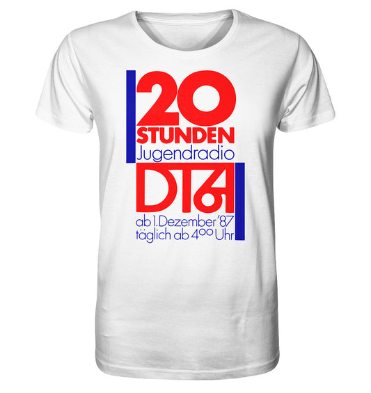 ORGANIC SHIRT UNISEX • 20 STUNDEN JUGENDRADIO DT64