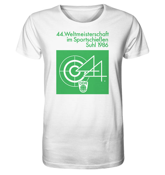 ORGANIC SHIRT UNISEX • WELTMEISTERSCHAFT SPORTSCHIESSEN SUHL 1986