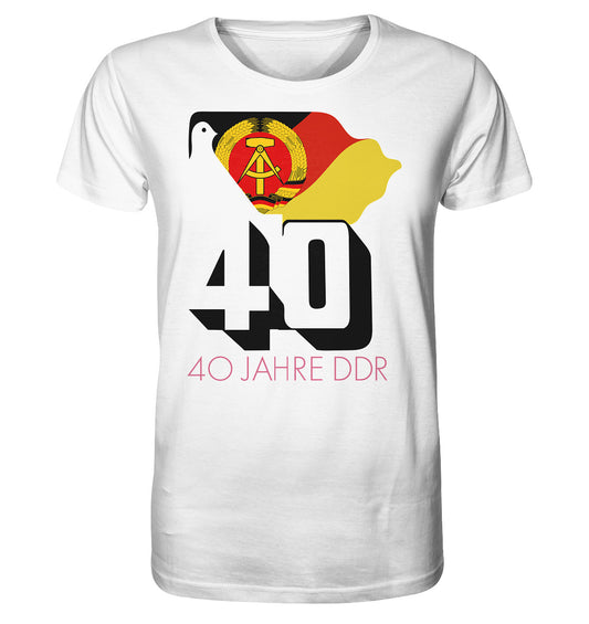 ORGANIC SHIRT UNISEX • 40 JAHRE DDR