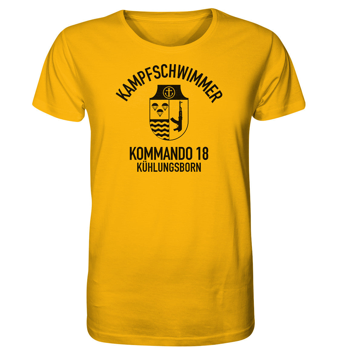 ORGANIC SHIRT UNISEX • DDR KAMPFSCHWIMMER KÜHLUNGSBORN - hell