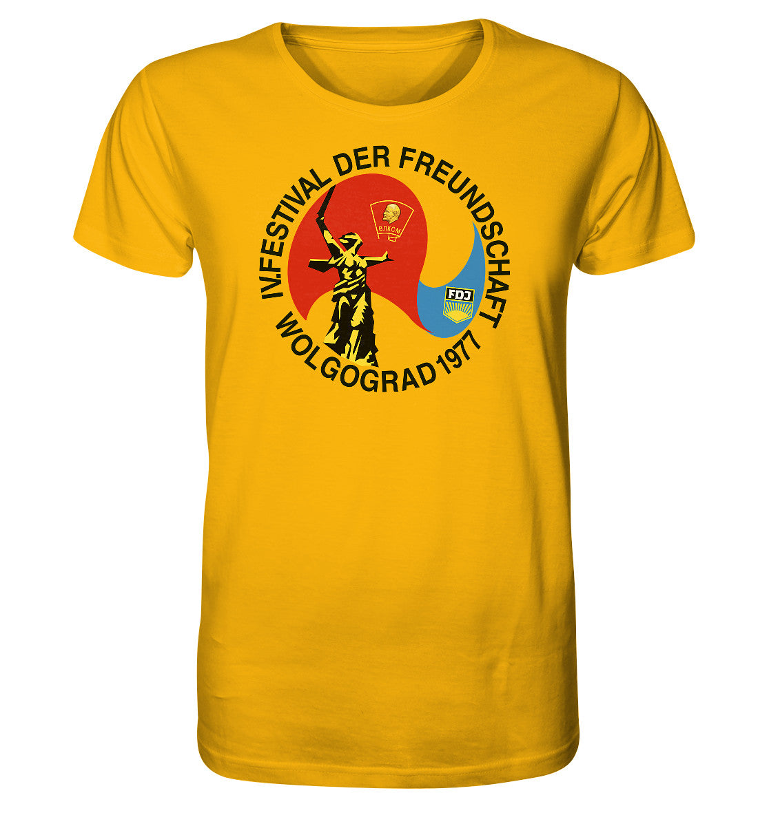 ORGANIC SHIRT UNISEX • FESTIVAL DER FREUNDSCHAFT - WOLGOGRAD 1977