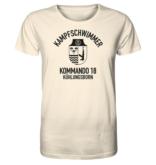 ORGANIC SHIRT UNISEX • DDR KAMPFSCHWIMMER KÜHLUNGSBORN - hell