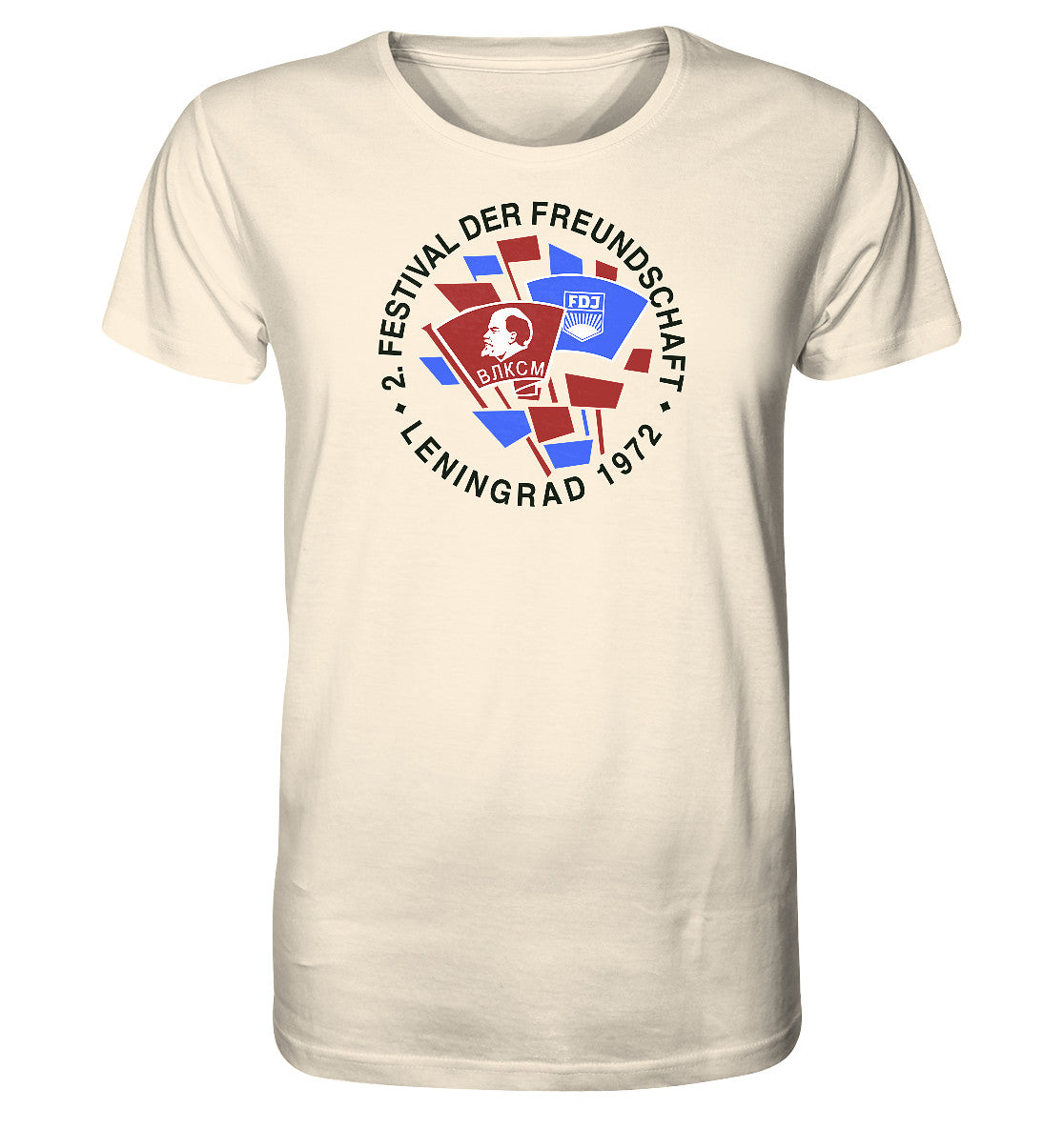 ORGANIC SHIRT UNISEX • 2. FESTIVAL DER FREUNDSCHAFT - LENINGRAD 1972