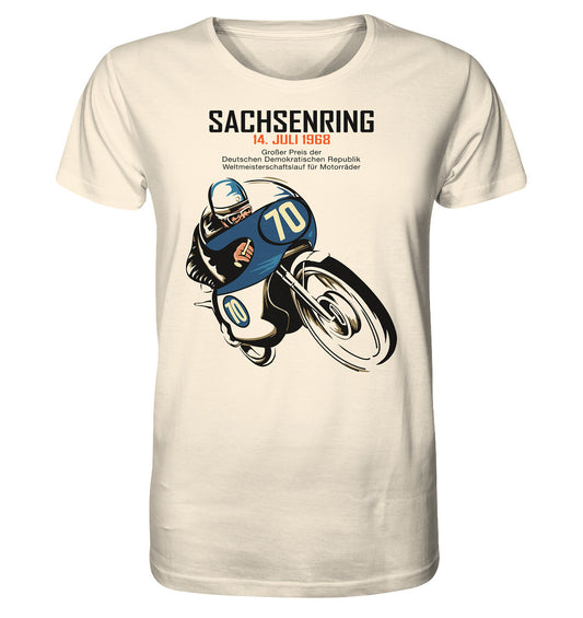 ORGANIC SHIRT UNISEX • SACHSENRING 1968 - GROSSER PREIS DER DDR