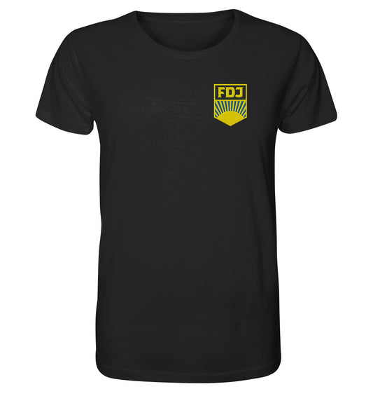 BESTICKTES BIO-SHIRT • FDJ - FARBE