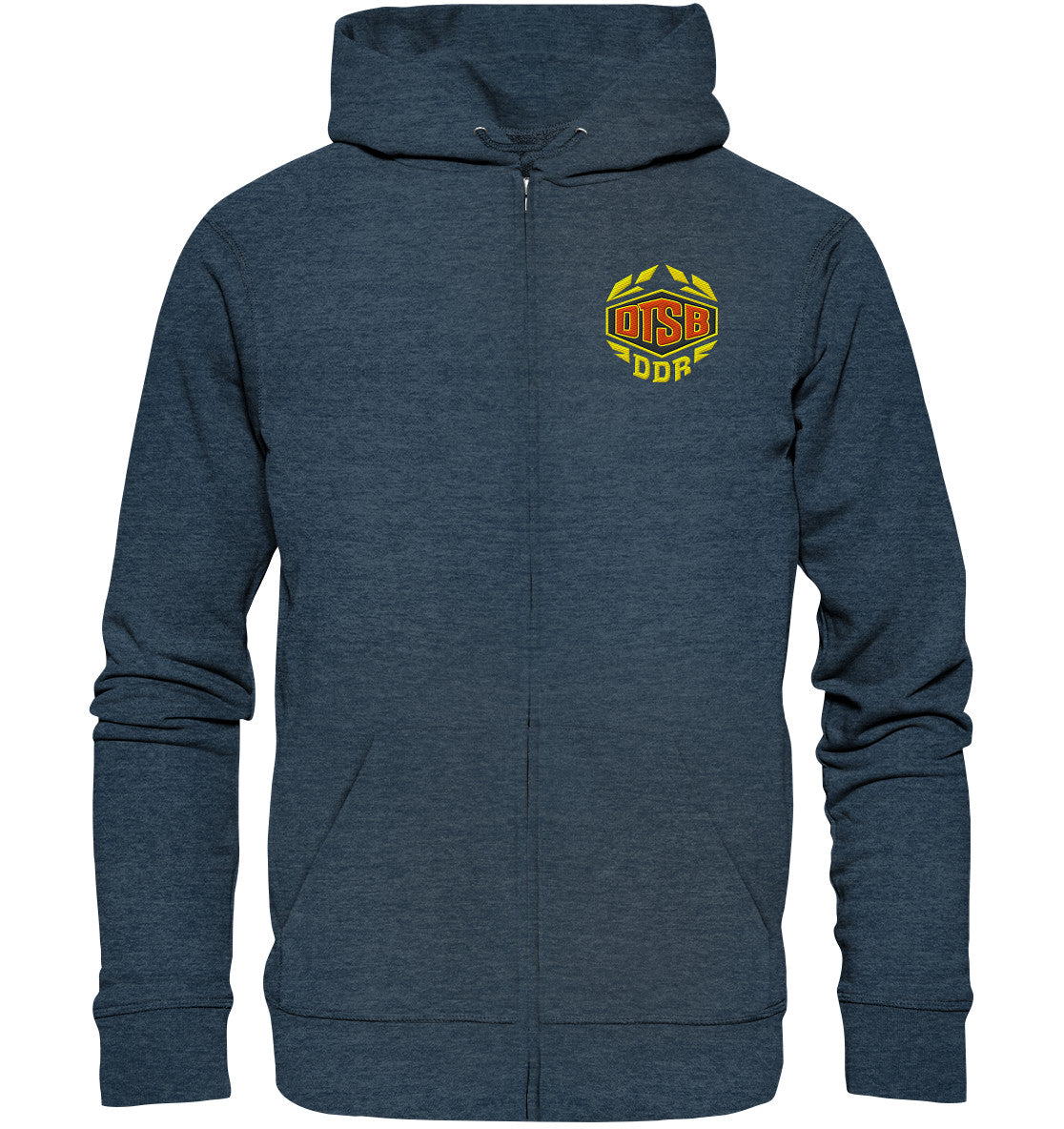 ORGANIC HOODIE ZIPPER BESTICKT • DTSB DDR