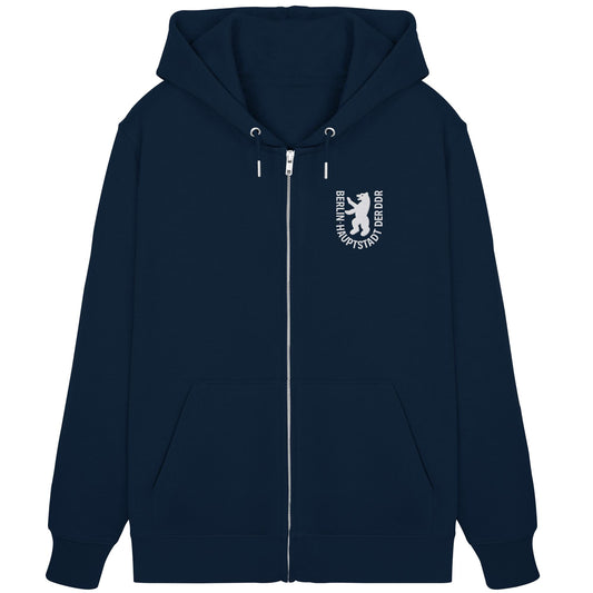 ORGANIC HOODIE ZIPPER BESTICKT • BERLIN - HAUPTSTADT DER DDR