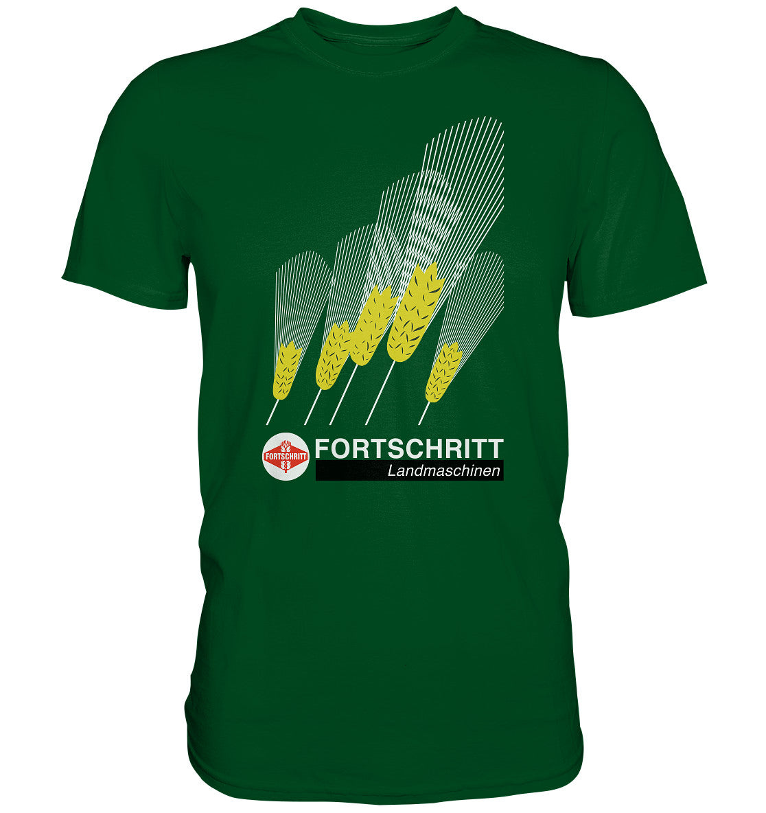 PREMIUM SHIRT UNISEX • FORTSCHRITT LANDMASCHINEN - PLAKATMOTIV