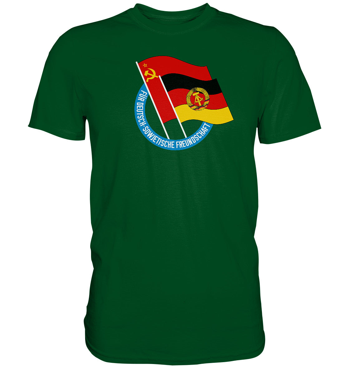 PREMIUM SHIRT UNISEX • DEUTSCH SOWJETISCHE FREUNDSCHAFT - dunkel