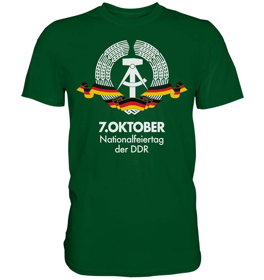 PREMIUM SHIRT UNISEX • NATIONALFEIERTAG DER DDR - 7. OKTOBER