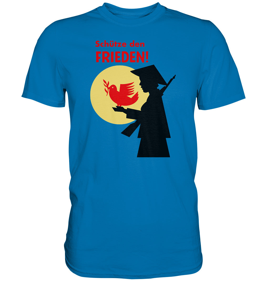 PREMIUM SHIRT UNISEX • SCHÜTZE DEN FRIEDEN! SOLIDARITÄT MIT VIETNAM