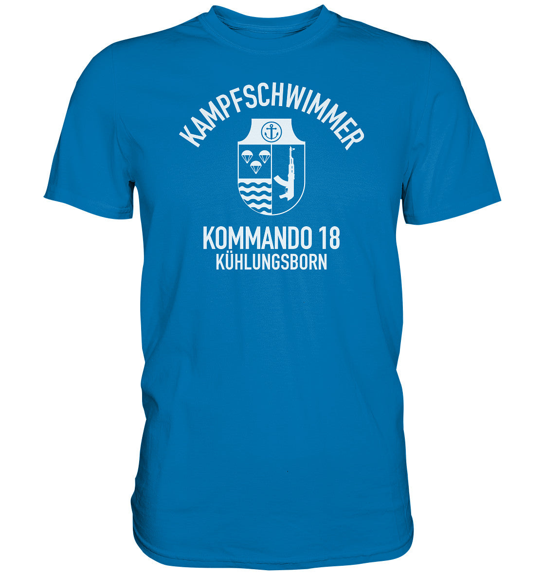 PREMIUM SHIRT UNISEX • DDR KAMPFSCHWIMMER KÜHLUNGSBORN - dunkel