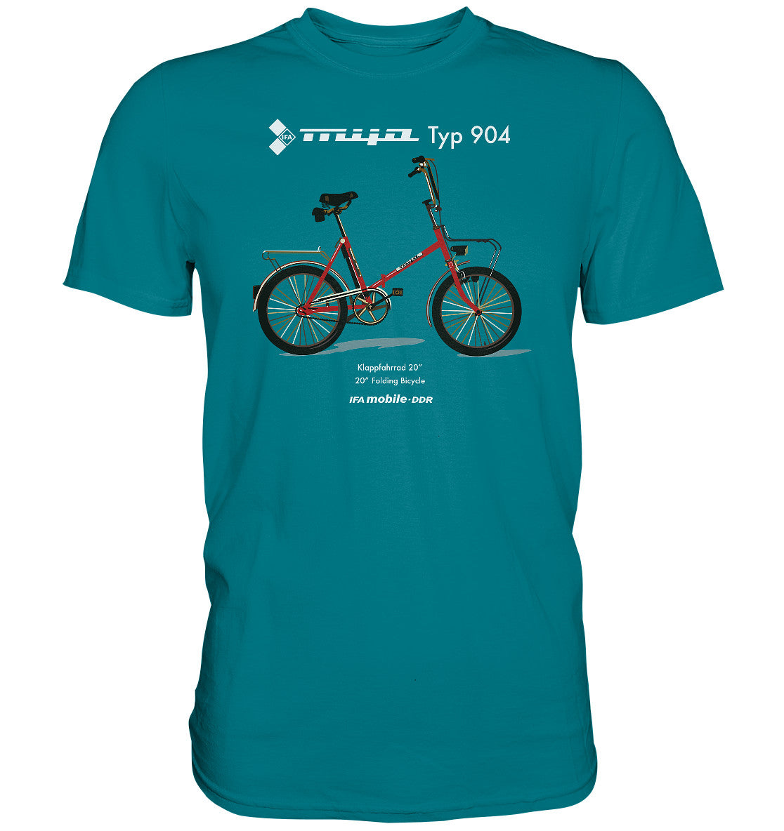 PREMIUM SHIRT UNISEX • MIFA KLAPPRAD TYP 904 - ORIGINAL WERBUNG