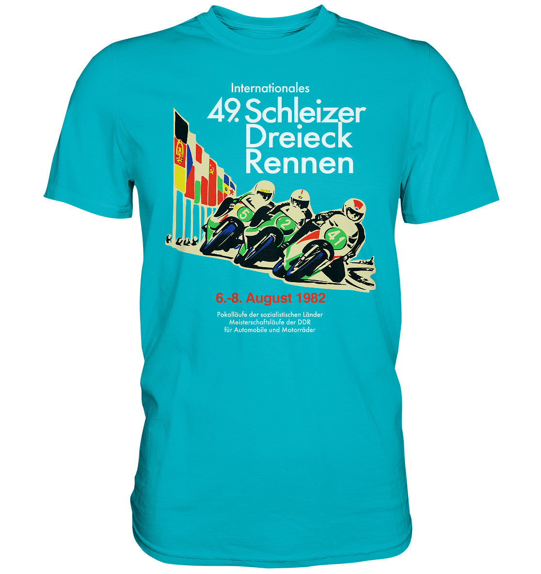 PREMIUM SHIRT UNISEX • SCHLEIZER DREIECK-RENNEN DDR 1982