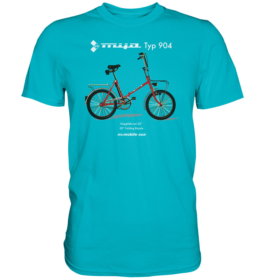 PREMIUM SHIRT UNISEX • MIFA KLAPPRAD TYP 904 - ORIGINAL WERBUNG