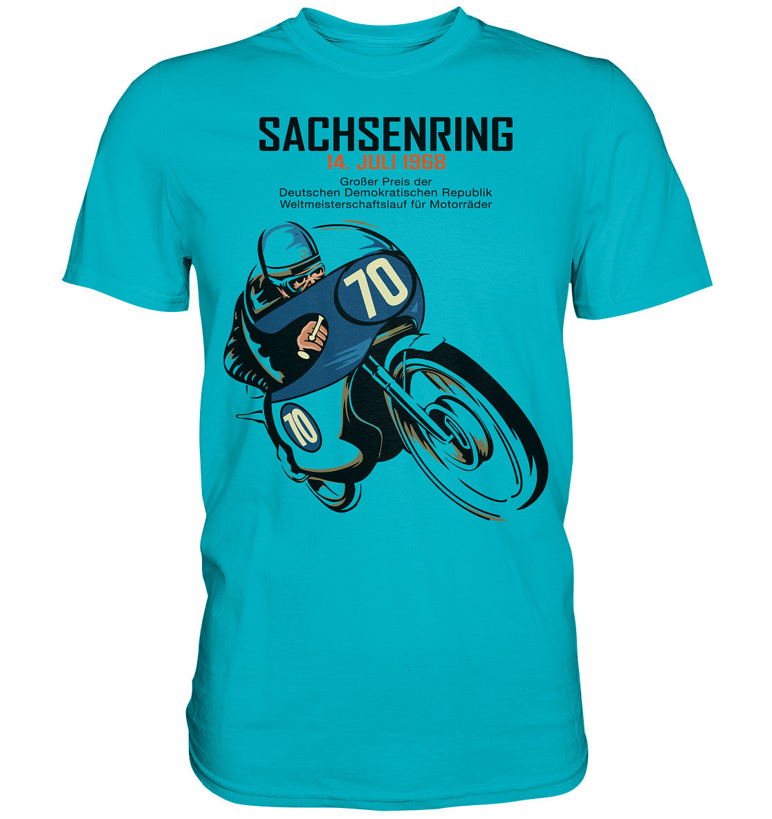 PREMIUM SHIRT UNISEX • SACHSENRING 1968 - GROSSER PREIS DER DDR