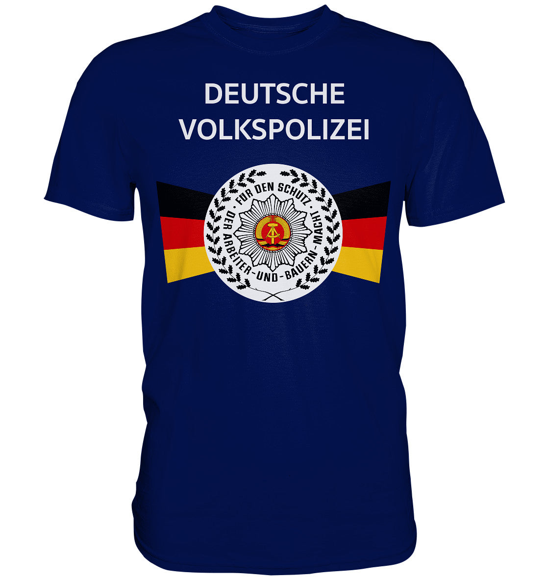 PREMIUM SHIRT UNISEX • DEUTSCHE VOLKSPOLIZEI - ORIGINAL WIMPEL