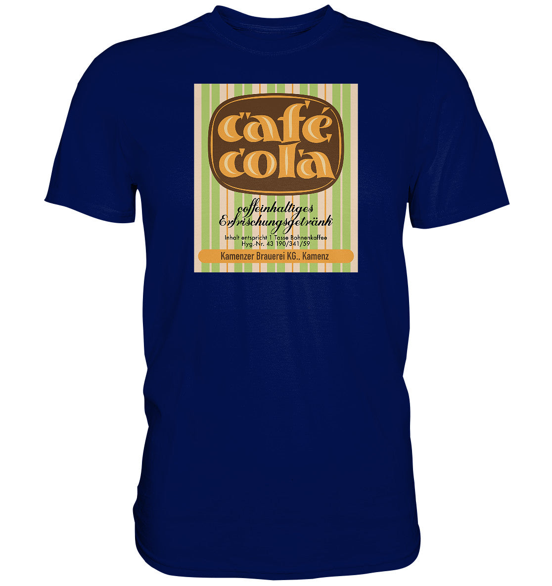 PREMIUM SHIRT UNISEX • CAFÉ COLA - KAMENZ