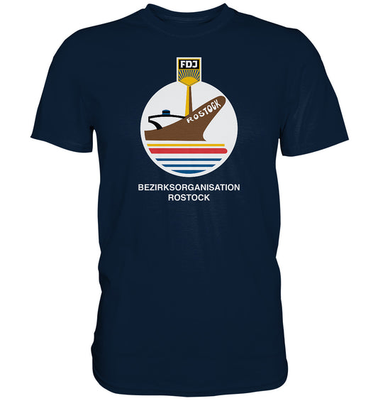 PREMIUM SHIRT UNISEX • FDJ BEZIRKSORGANISATION ROSTOCK