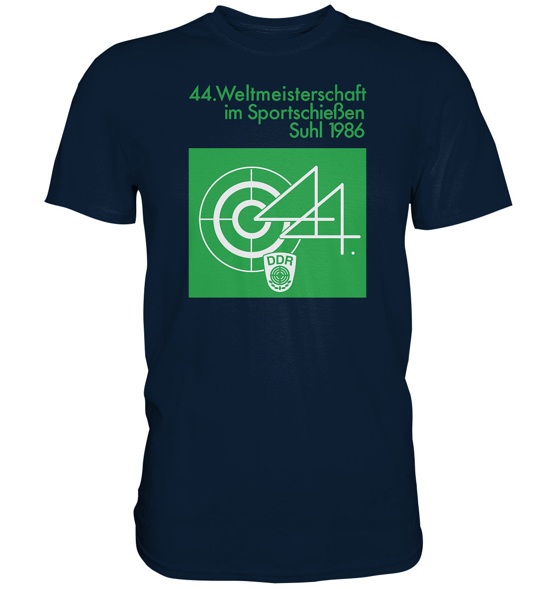 PREMIUM SHIRT UNISEX • WELTMEISTERSCHAFT SPORTSCHIESSEN SUHL 1986