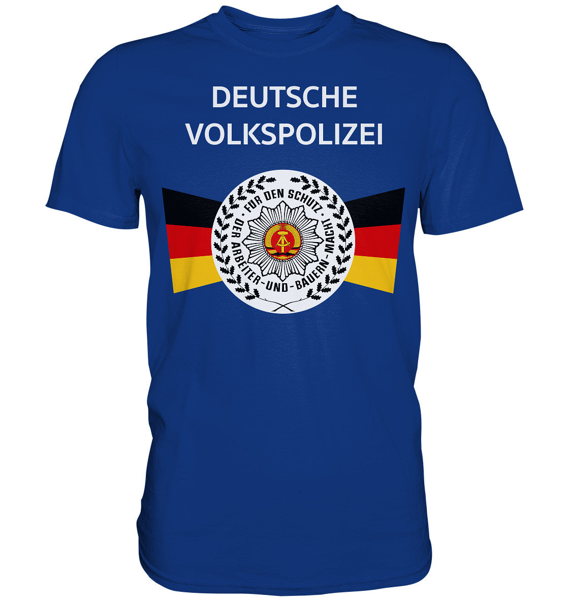 PREMIUM SHIRT UNISEX • DEUTSCHE VOLKSPOLIZEI - ORIGINAL WIMPEL