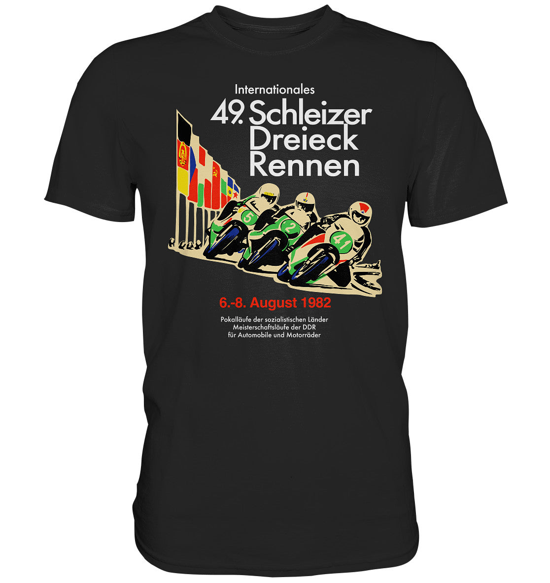 PREMIUM SHIRT UNISEX • SCHLEIZER DREIECK-RENNEN DDR 1982