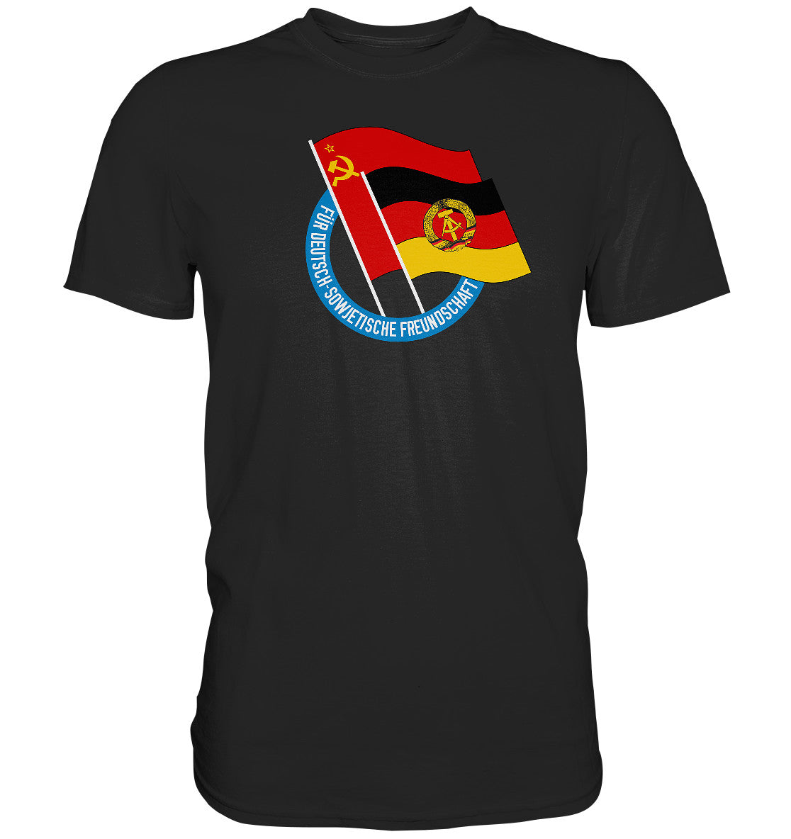PREMIUM SHIRT UNISEX • DEUTSCH SOWJETISCHE FREUNDSCHAFT - dunkel