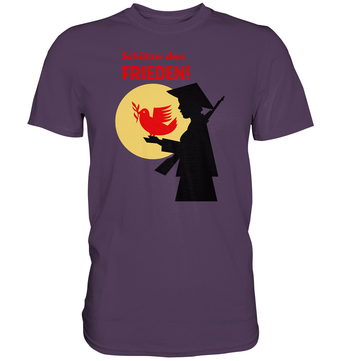 PREMIUM SHIRT UNISEX • SCHÜTZE DEN FRIEDEN! SOLIDARITÄT MIT VIETNAM