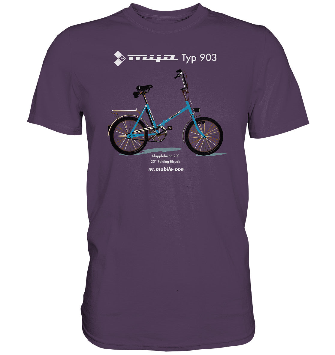 PREMIUM SHIRT UNISEX • MIFA KLAPPRAD TYP 903 - ORIGINAL WERBUNG