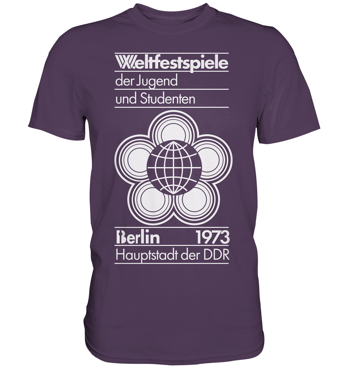 PREMIUM SHIRT UNISEX • WELTFESTSPIELE BERLIN 1973 - PLAKATMOTIV