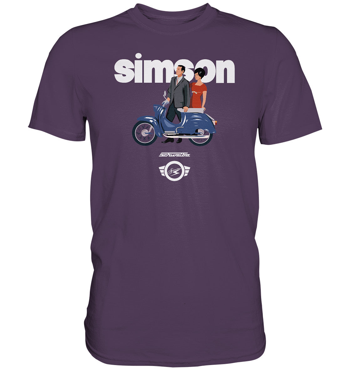 PREMIUM SHIRT UNISEX • SIMSON SCHWALBE - ORIGINAL WERBUNG 1964