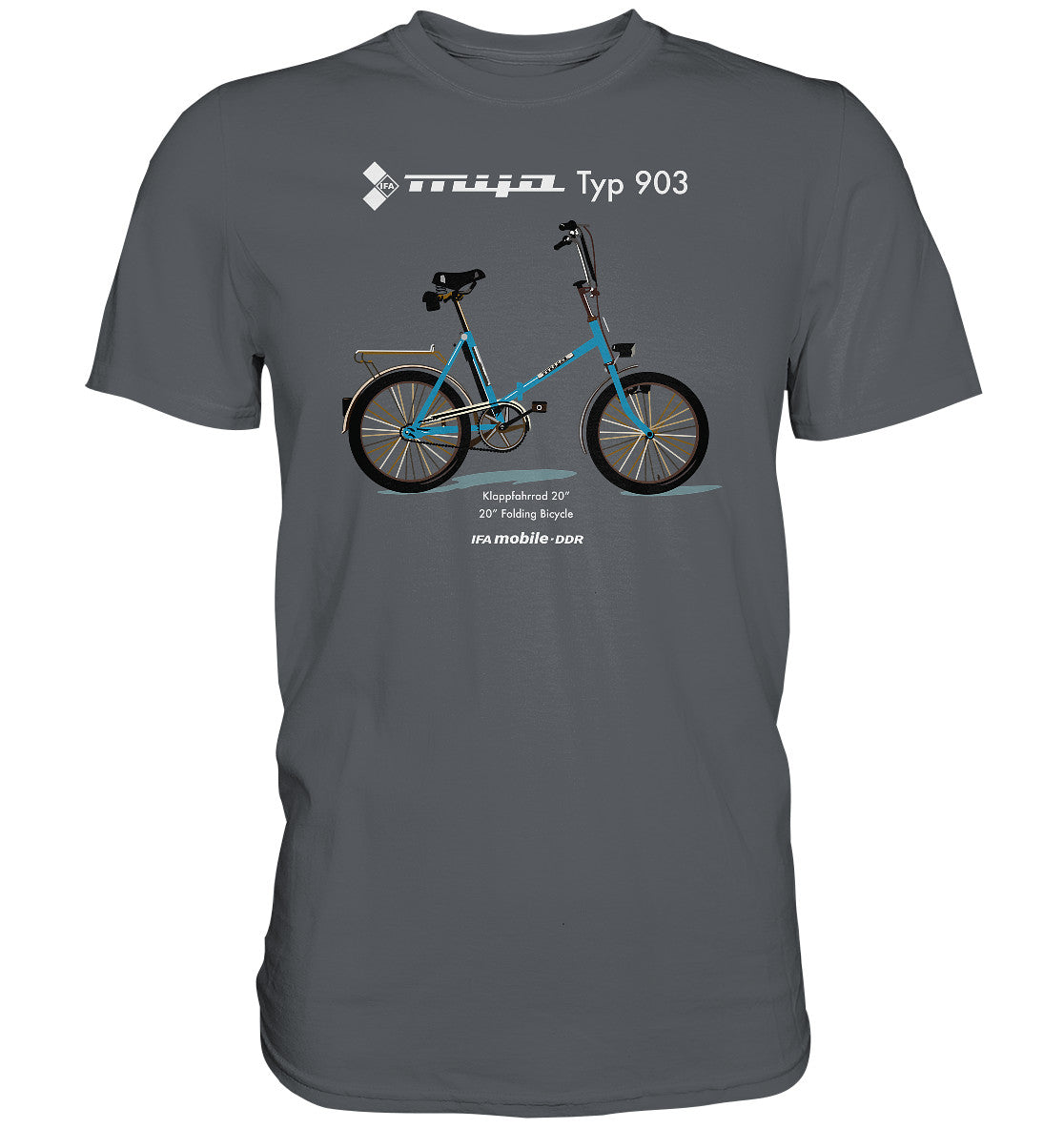 PREMIUM SHIRT UNISEX • MIFA KLAPPRAD TYP 903 - ORIGINAL WERBUNG