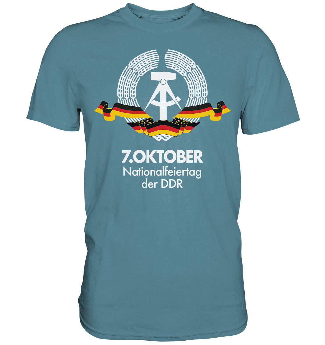 PREMIUM SHIRT UNISEX • NATIONALFEIERTAG DER DDR - 7. OKTOBER