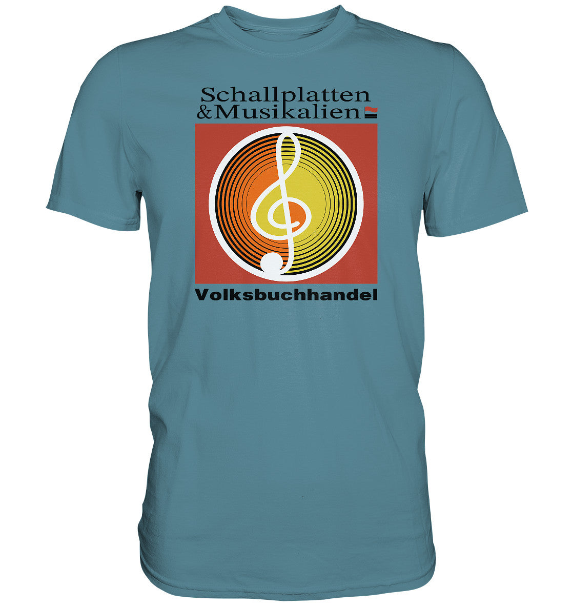 PREMIUM SHIRT UNISEX • SCHALLPLATTEN VOLKSBUCHHANDEL