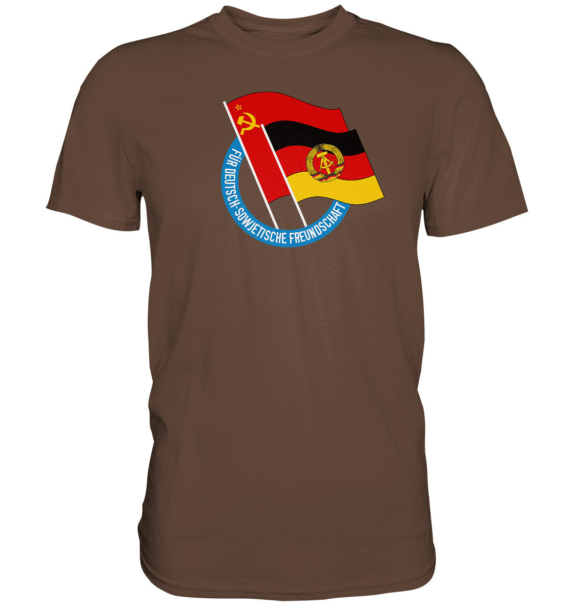 PREMIUM SHIRT UNISEX • DEUTSCH SOWJETISCHE FREUNDSCHAFT - dunkel