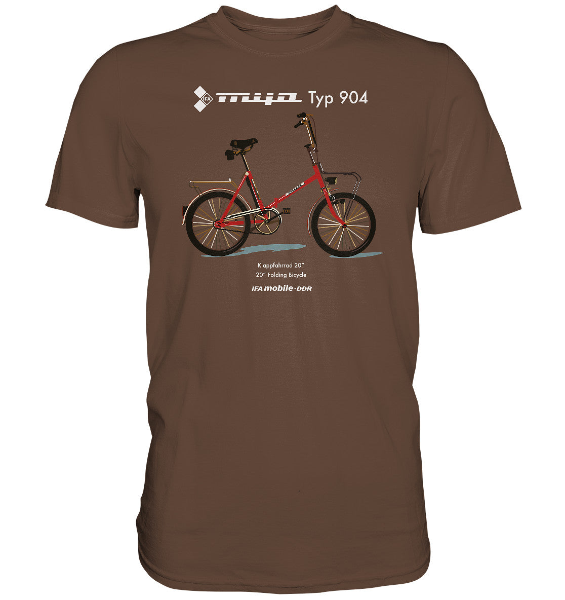 PREMIUM SHIRT UNISEX • MIFA KLAPPRAD TYP 904 - ORIGINAL WERBUNG