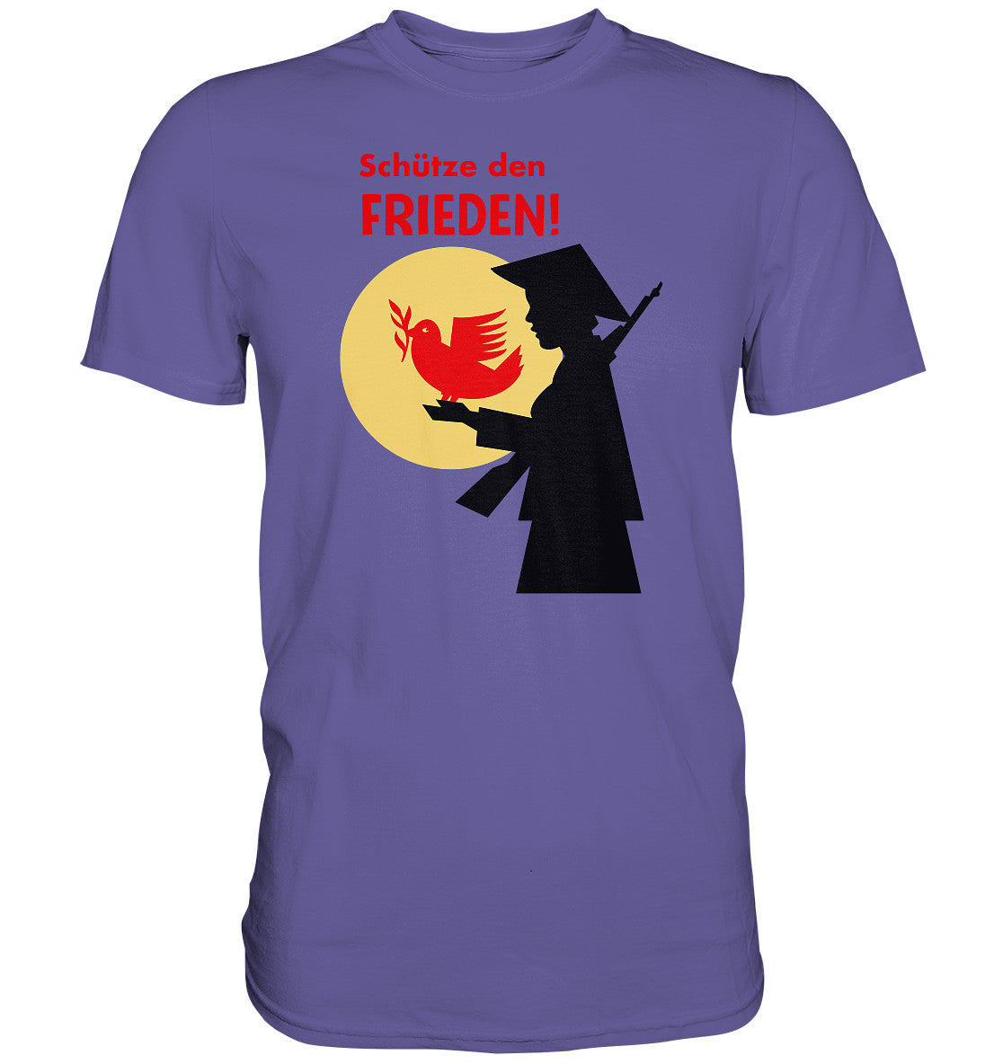 PREMIUM SHIRT UNISEX • SCHÜTZE DEN FRIEDEN! SOLIDARITÄT MIT VIETNAM