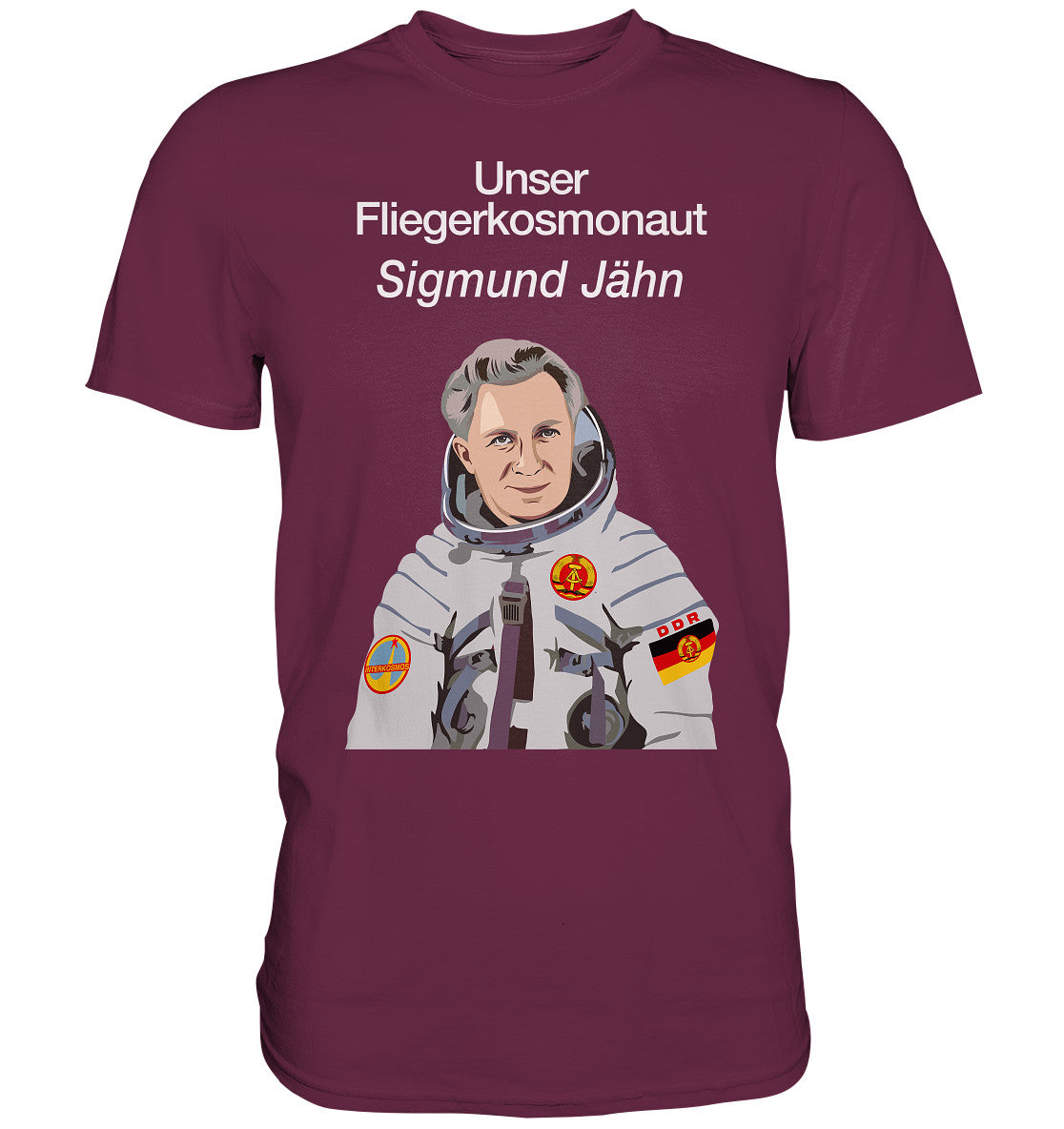 PREMIUM SHIRT UNISEX • UNSER FLIEGERKOSMONAUT SIGMUND JÄHN