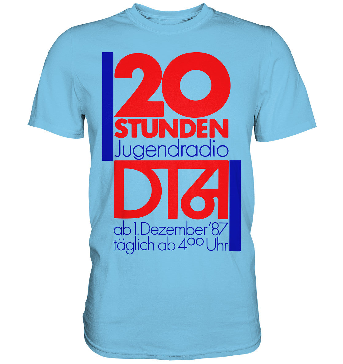 PREMIUM SHIRT UNISEX • 20 STUNDEN JUGENDRADIO DT64