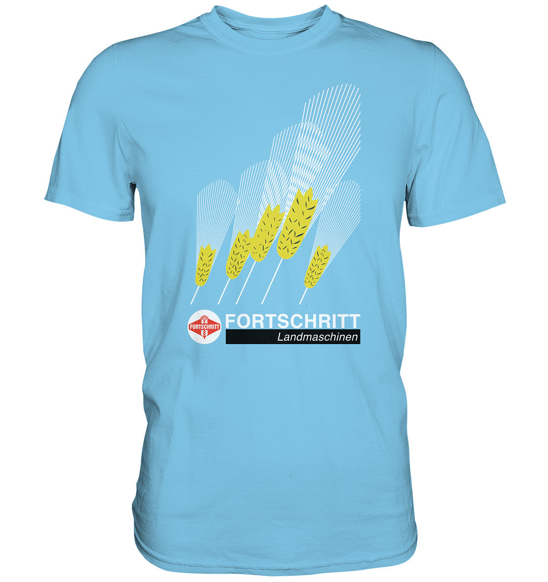 PREMIUM SHIRT UNISEX • FORTSCHRITT LANDMASCHINEN - PLAKATMOTIV