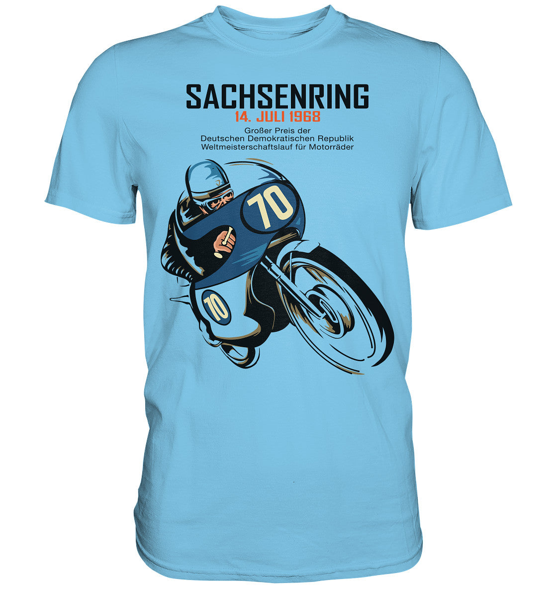 PREMIUM SHIRT UNISEX • SACHSENRING 1968 - GROSSER PREIS DER DDR