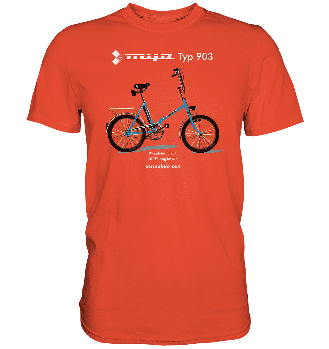 PREMIUM SHIRT UNISEX • MIFA KLAPPRAD TYP 903 - ORIGINAL WERBUNG