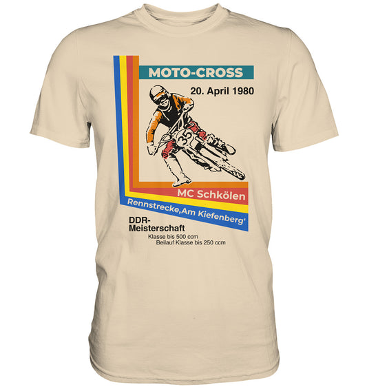 PREMIUM SHIRT UNISEX • DDR MOTOCROSS MEISTERSCHAFT 1980
