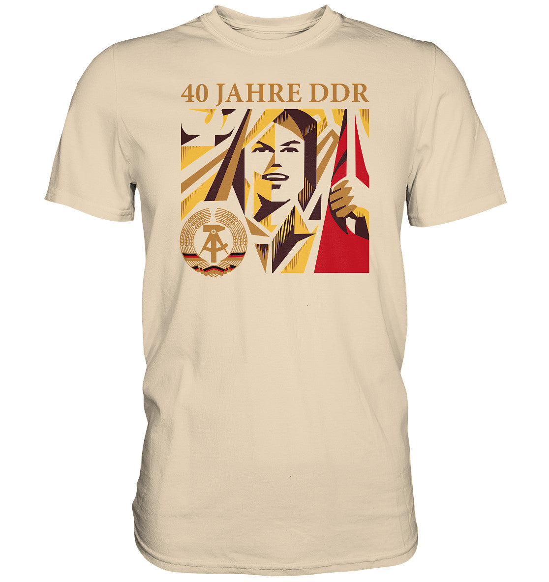 PREMIUM SHIRT UNISEX • 40 JAHRE DDR - BRIEFMARKE